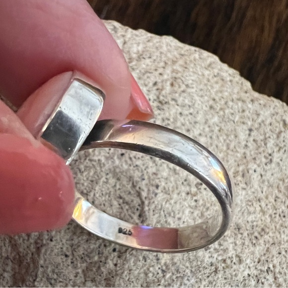 ❤️ Queen Pink Conch Heart Ring Sterling Silver Navajo Southwestern Style Sz 8.75 - Picture 5 of 14